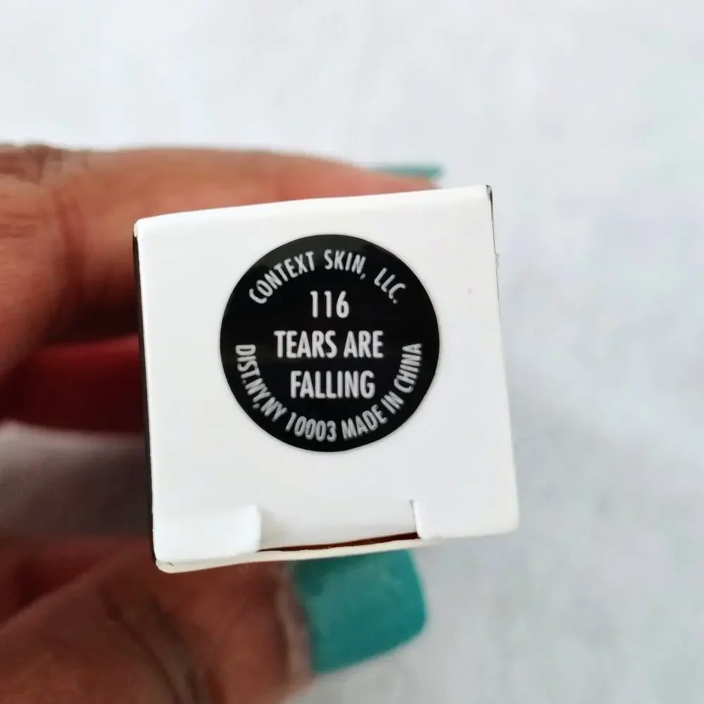Context Matte Lipstick #116 Tears are Falling 0.08 oz. NEW